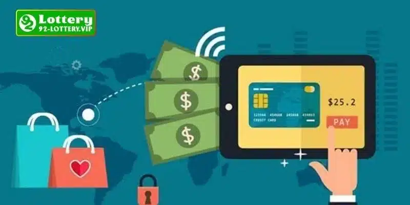 Chọn mục rút tiền 92lottery ngay trang chủ