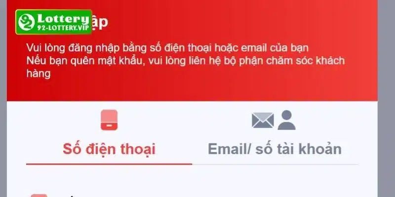 Thực hiện đăng nhập từ website chuẩn xác